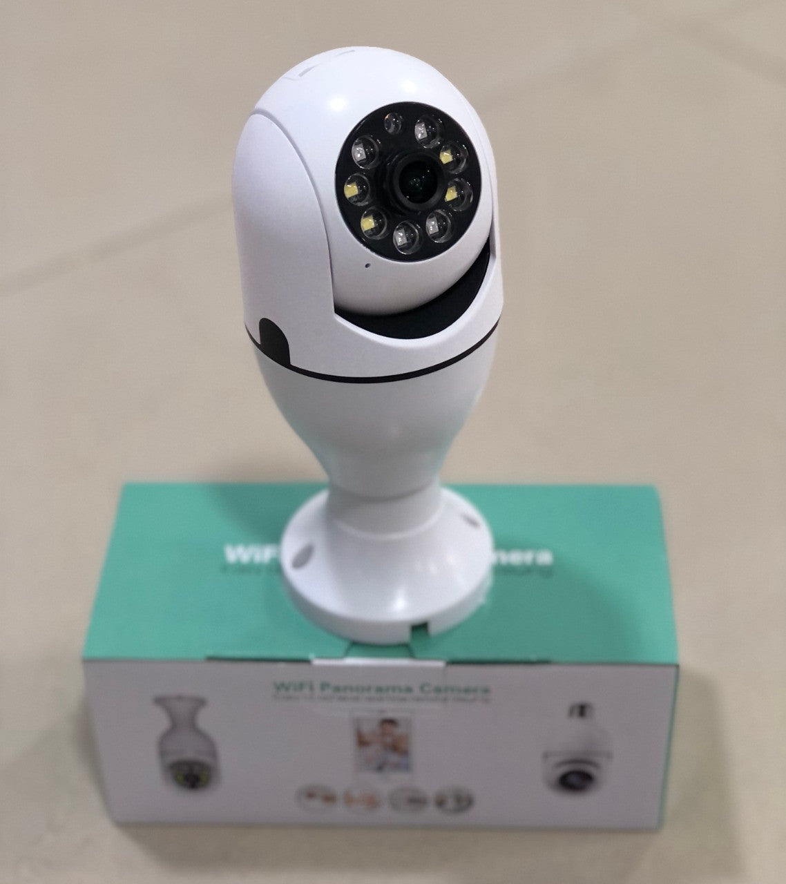 Cámara De Seguridad Wifi Bombillo Roboti