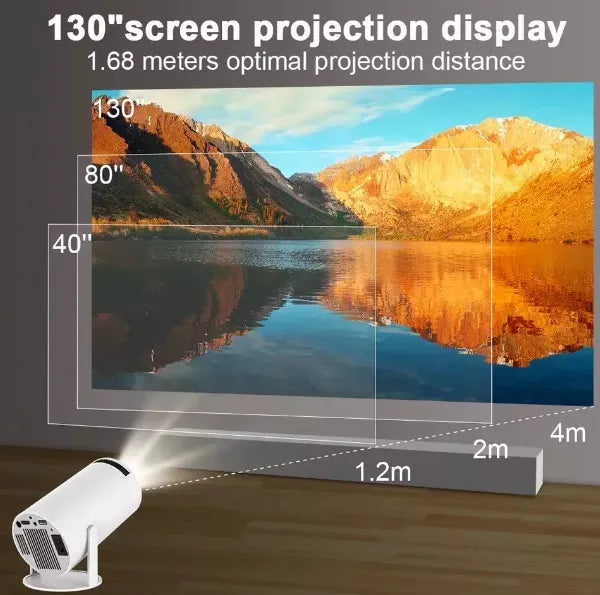 Miniproyector LED Hy300 Smart Android 11